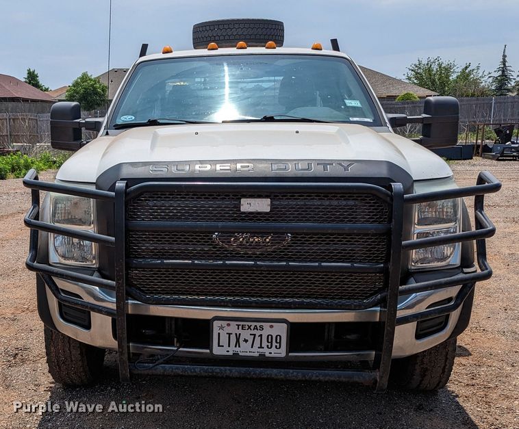 image for item MX9300 2012 Ford F550  SuperCab flatbed truck