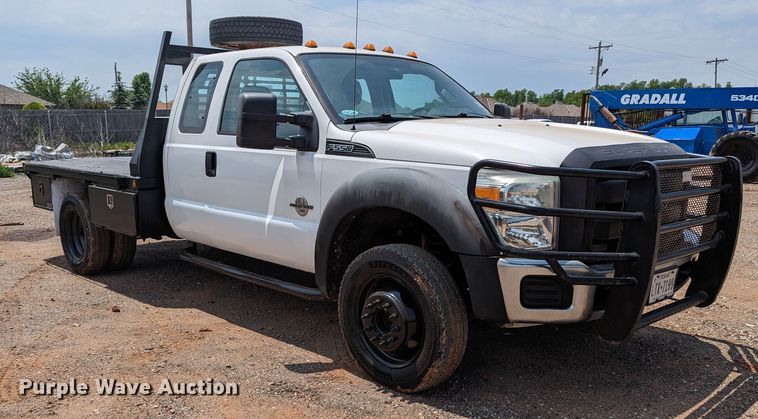 image for item MX9300 2012 Ford F550  SuperCab flatbed truck