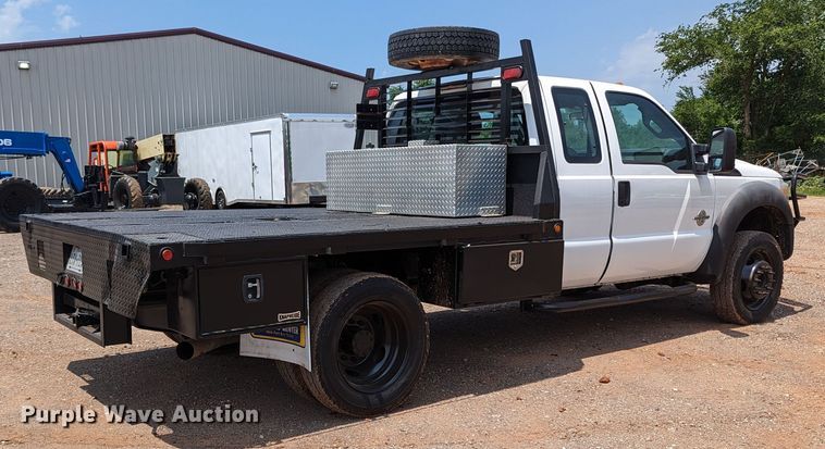 image for item MX9300 2012 Ford F550  SuperCab flatbed truck