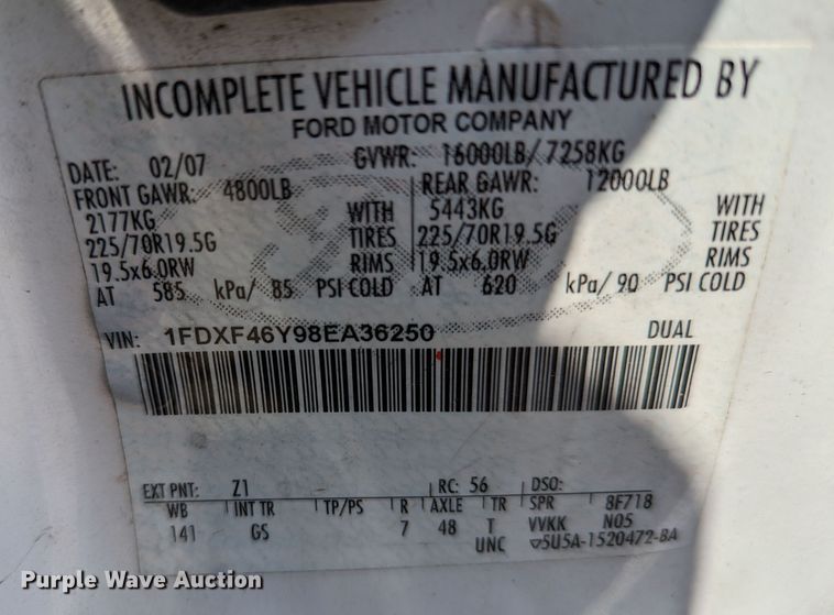 image for item MX9301 2008 Ford F450 Super Duty  bucket truck