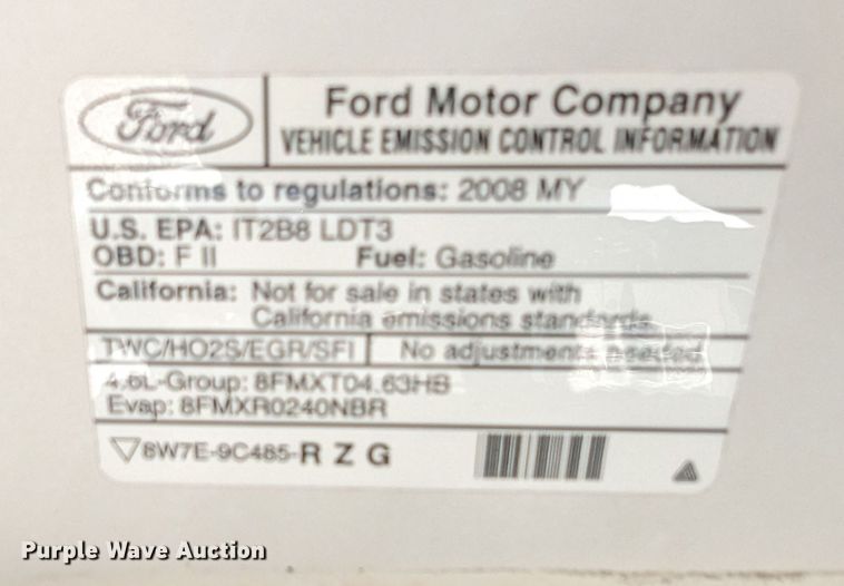 image for item MX9308 2008 Ford F150  SuperCab pickup truck