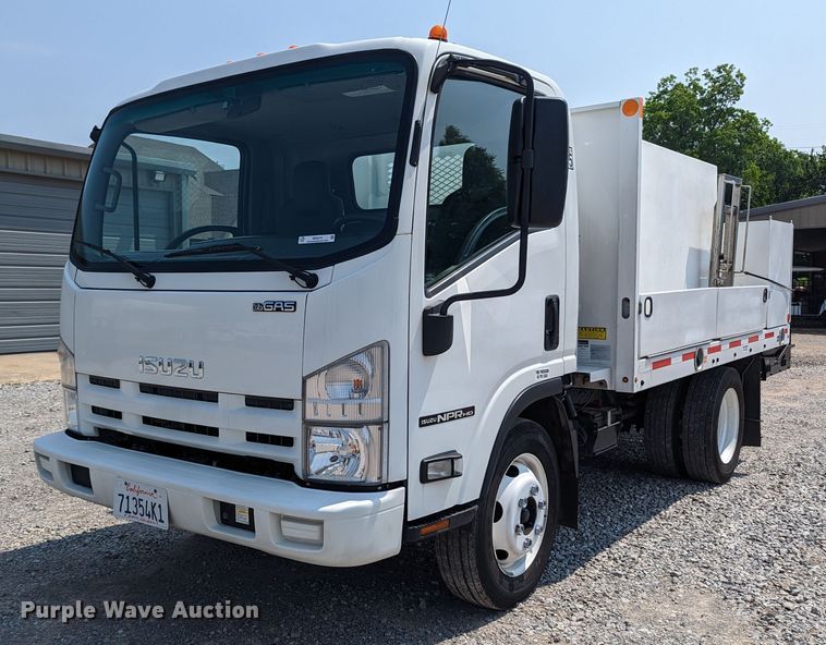 image for item MX9310 2014 Isuzu NPR HD  landscaping truck