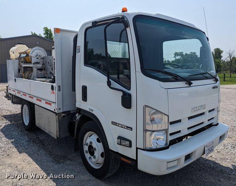 image for item MX9310 2014 Isuzu NPR HD  landscaping truck