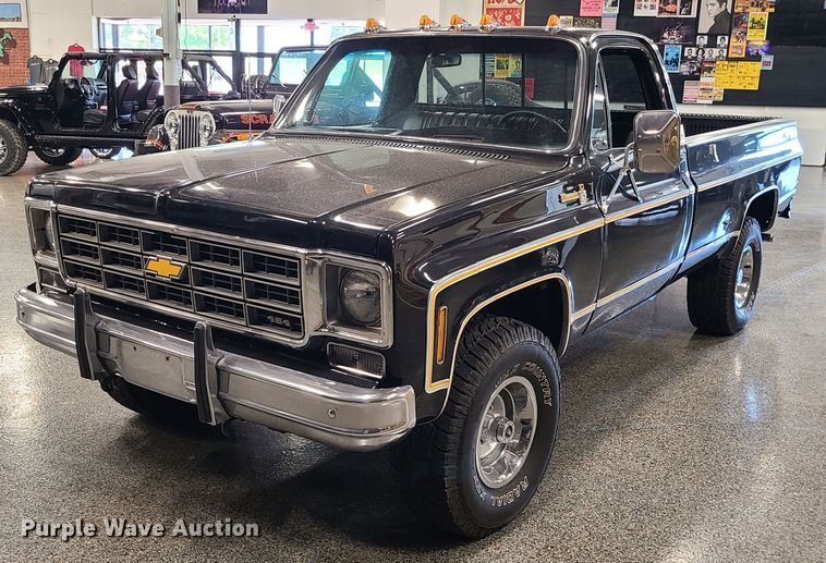 image for item MX9777 1977 Chevrolet Silverado 10  Trailering Special pickup truck