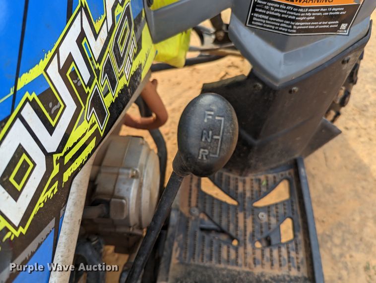 image for item MY9294 2019 Polaris Outlaw 110  ATV