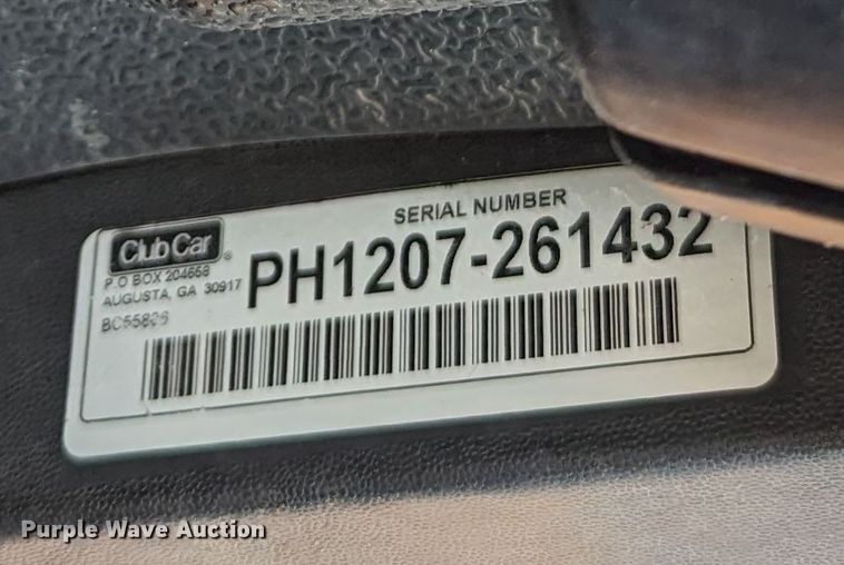 image for item MY9296 Club Car  golf cart