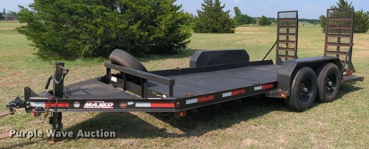 image for item MY9318 2018 Maxey  utility trailer