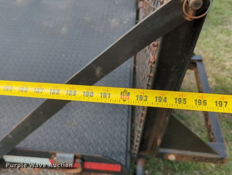 image for item MY9318 2018 Maxey  utility trailer