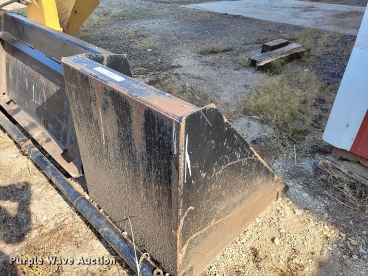 image for item NX9482 8'W skid steer rock spreading bucket