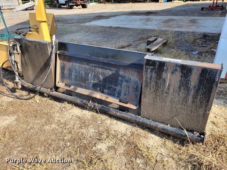 image for item NX9482 8'W skid steer rock spreading bucket