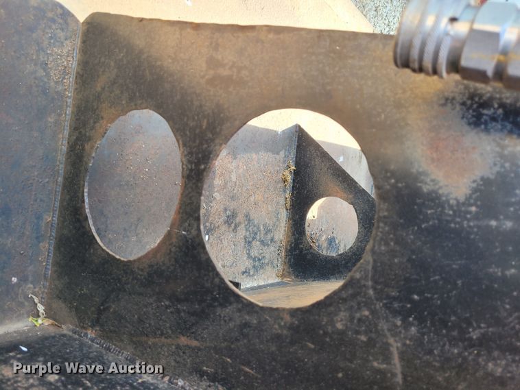 image for item NX9482 8'W skid steer rock spreading bucket