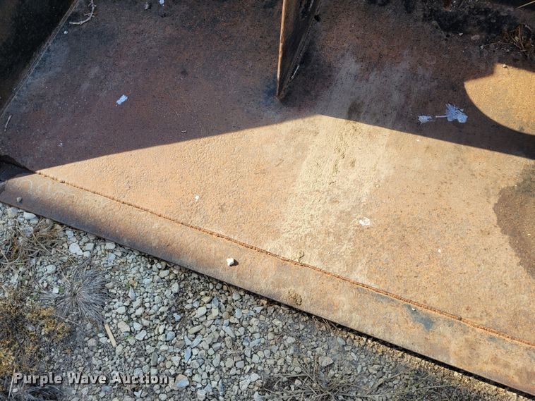 image for item NX9482 8'W skid steer rock spreading bucket