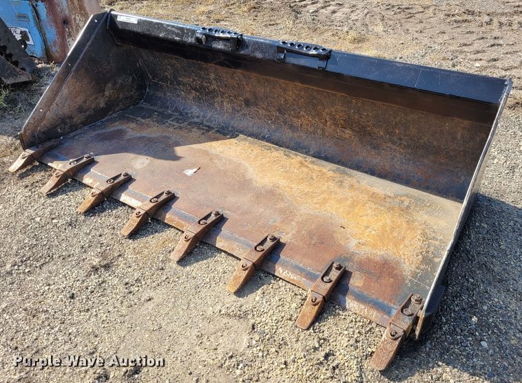 image for item NX9485 80"W skid steer bucket