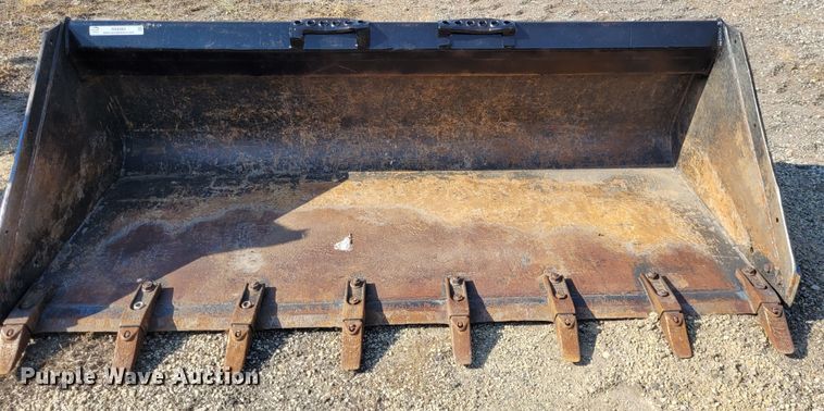 image for item NX9485 80"W skid steer bucket