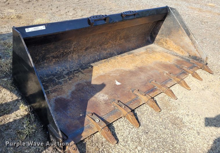 image for item NX9485 80"W skid steer bucket