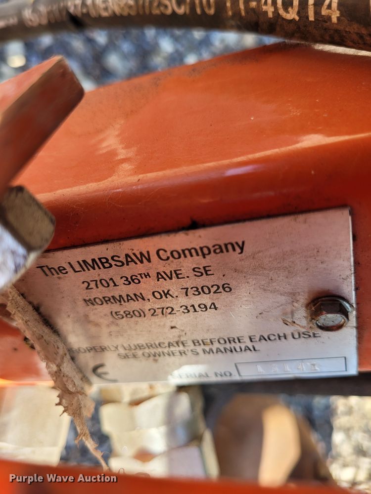image for item NX9487 The Limbsaw Company  skid steer limb saw