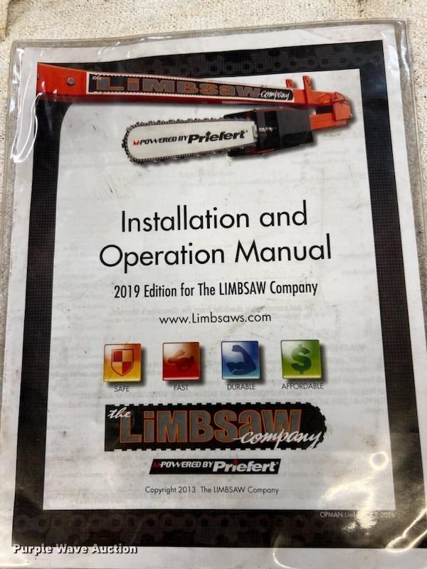 image for item NX9487 The Limbsaw Company  skid steer limb saw