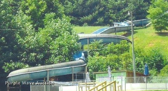 image for item NX9492 Fiberglass water slide