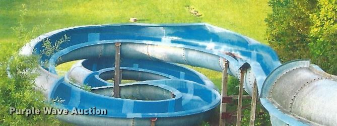 image for item NX9492 Fiberglass water slide