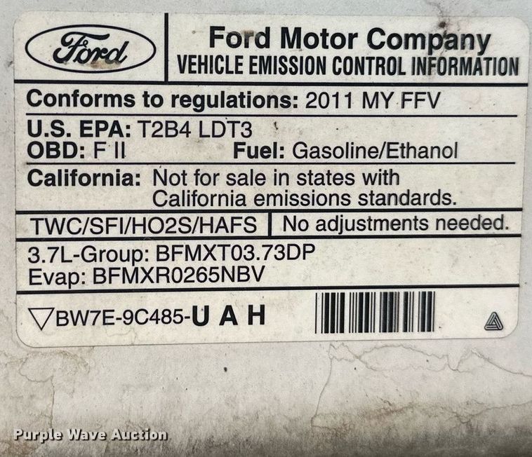 image for item OG9001 2011 Ford F150  SuperCrew pickup truck