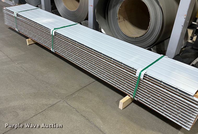 image for item ZA0220 (25) sheets of metal siding/roofing
