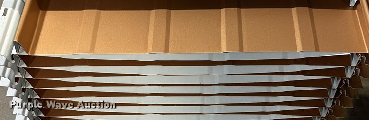 image for item ZA0220 (25) sheets of metal siding/roofing