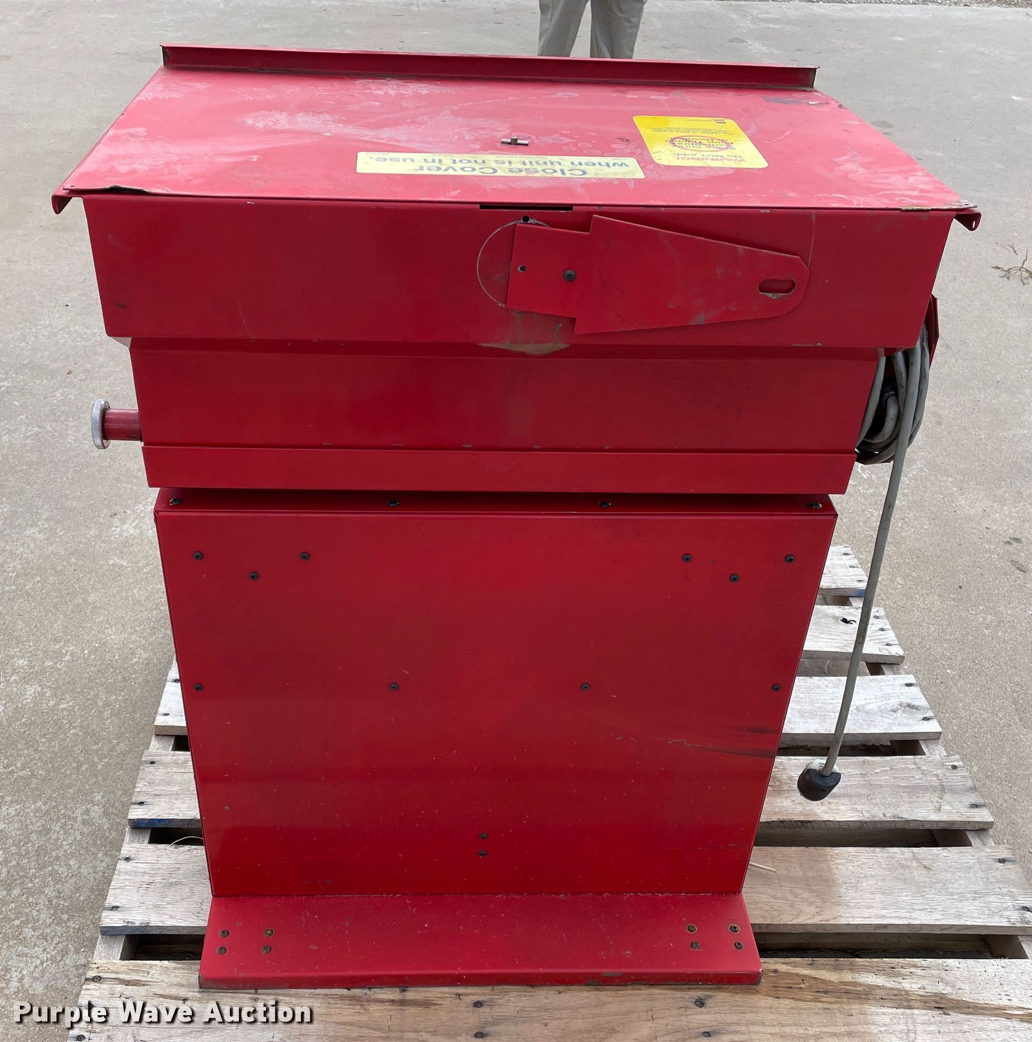 System One 110 parts washer in Spearman, TX Item DN4661 sold Purple