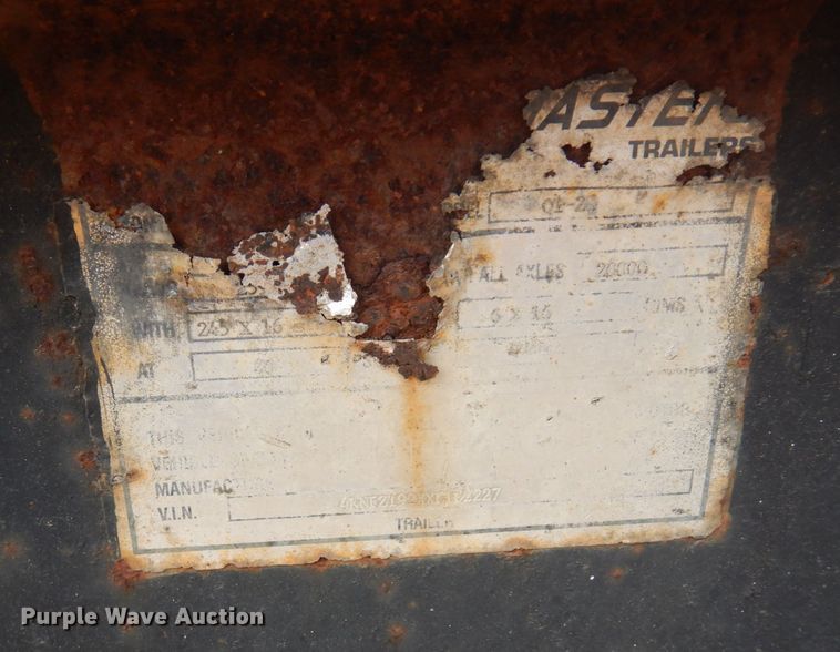 image for item AF9710 1999 Towmaster  equipment trailer