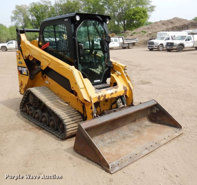 image for item AF9711 2017 Caterpillar 257D  tracked skid steer loader