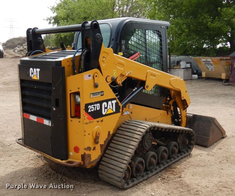 image for item AF9711 2017 Caterpillar 257D  tracked skid steer loader