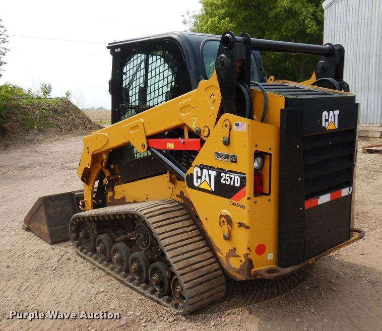 image for item AF9711 2017 Caterpillar 257D  tracked skid steer loader