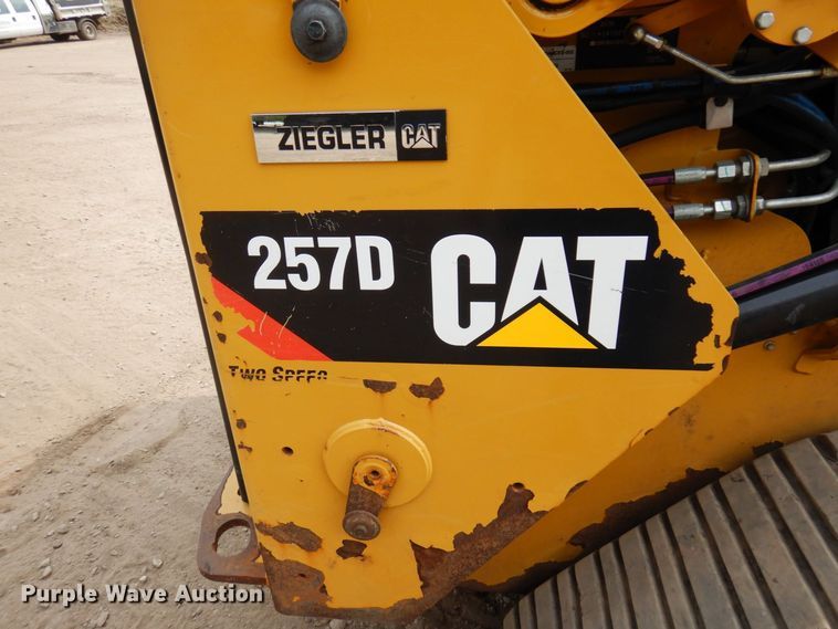 image for item AF9711 2017 Caterpillar 257D  tracked skid steer loader