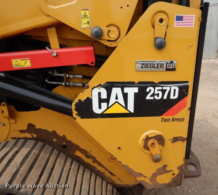 image for item AF9711 2017 Caterpillar 257D  tracked skid steer loader