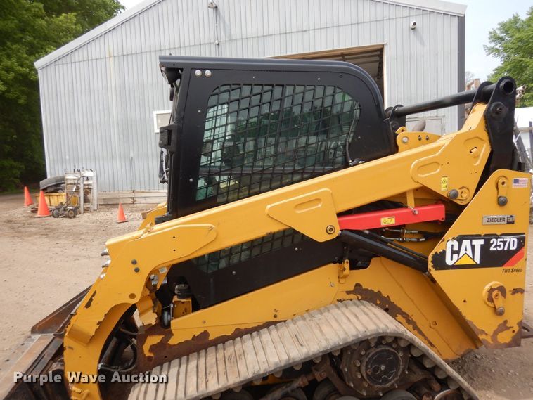 image for item AF9711 2017 Caterpillar 257D  tracked skid steer loader