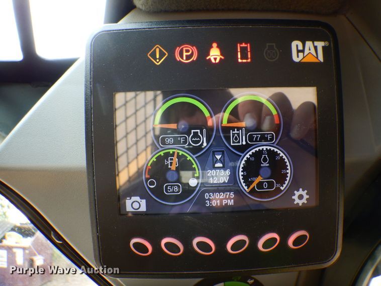 image for item AF9711 2017 Caterpillar 257D  tracked skid steer loader