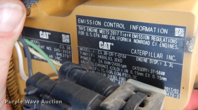 image for item AF9711 2017 Caterpillar 257D  tracked skid steer loader