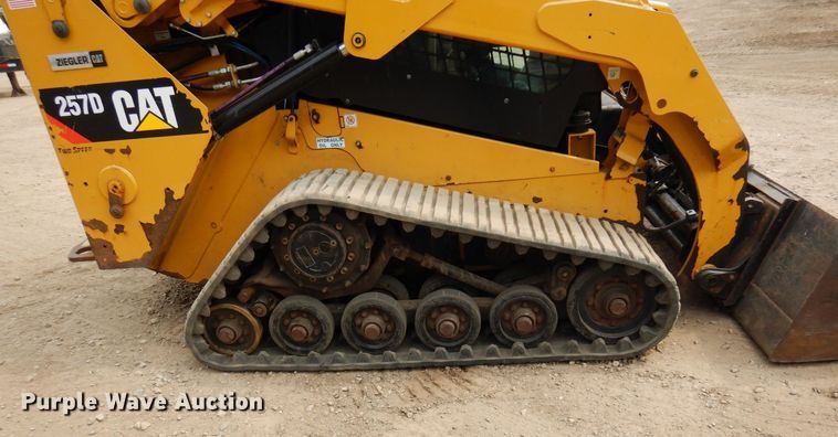 image for item AF9711 2017 Caterpillar 257D  tracked skid steer loader