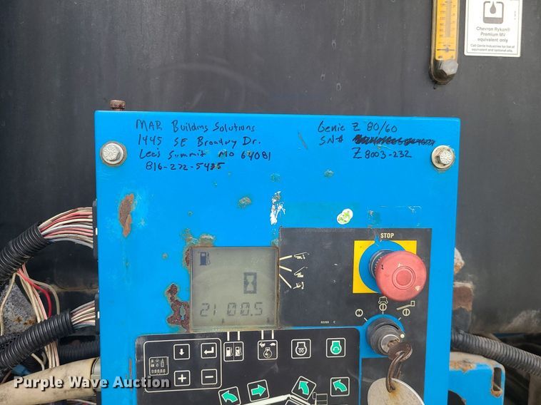 image for item DC6058 2003 Genie Z80/60  boom lift