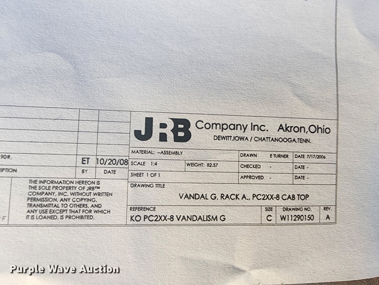 image for item DC6080 (6) excavator cab vandal guards