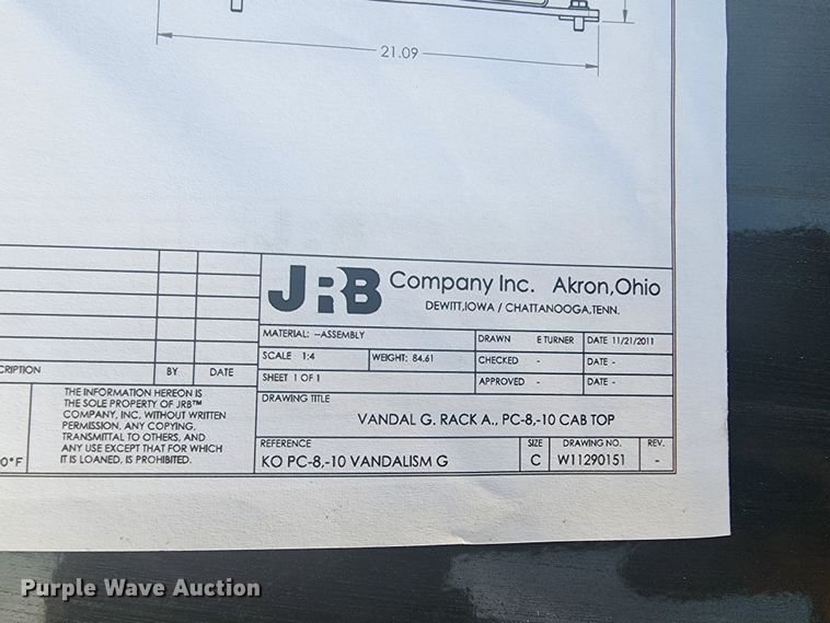 image for item DC6080 (6) excavator cab vandal guards