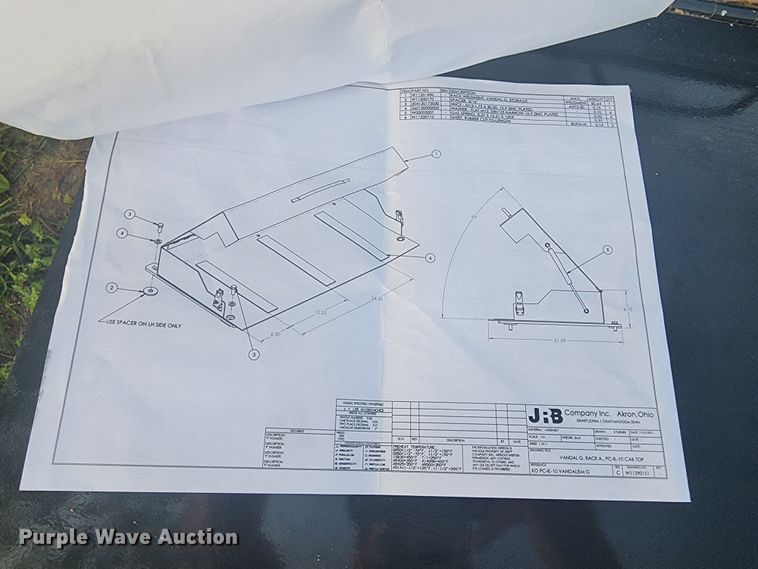 image for item DC6080 (6) excavator cab vandal guards