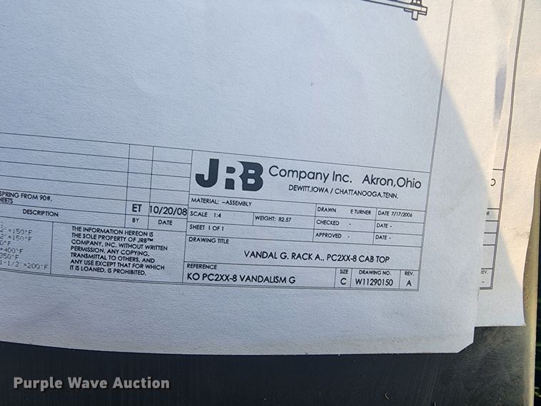 image for item DC6080 (6) excavator cab vandal guards