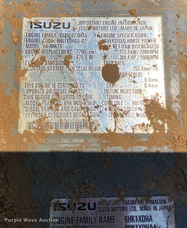 image for item DI7813 2007 Link Belt 330LX  excavator