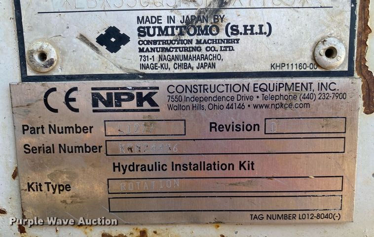 image for item DI7813 2007 Link Belt 330LX  excavator