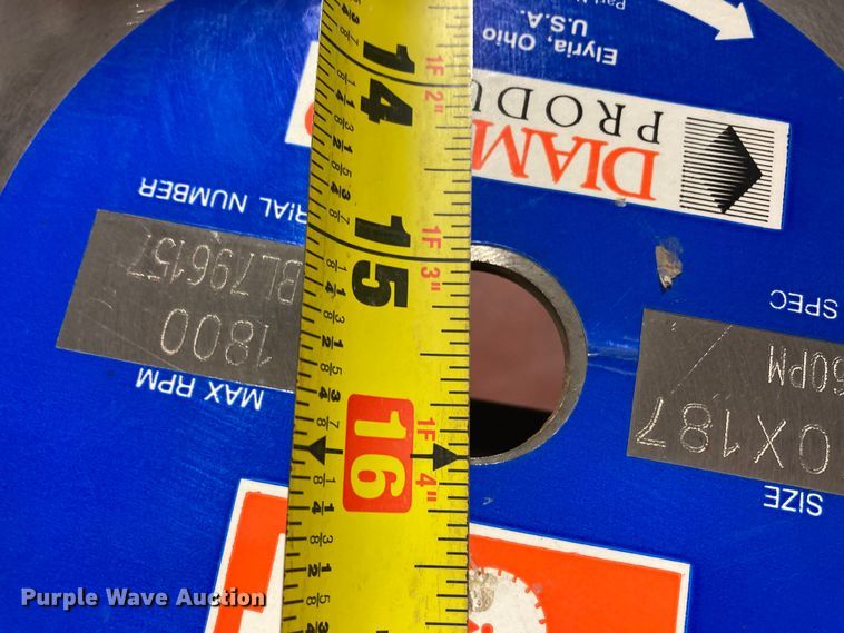 image for item DJ6168 Diamond Products Core Cut  concrete saw blade