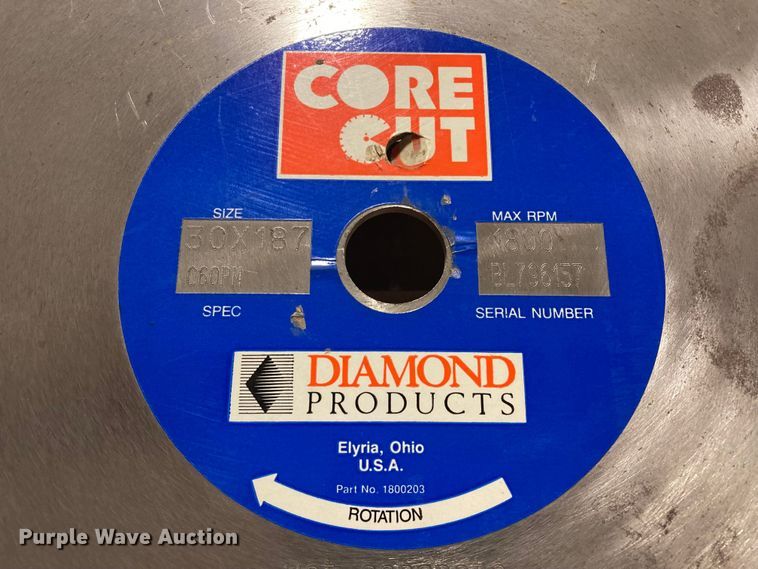 image for item DJ6168 Diamond Products Core Cut  concrete saw blade
