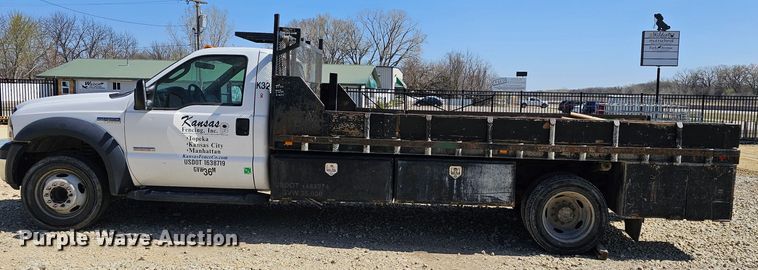 image for item DK1734 2006 Ford F550 Super Duty XL  dump flatbed truck