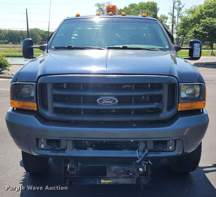 image for item DK1912 2001 Ford F450 Super Duty XL  dump flatbed truck