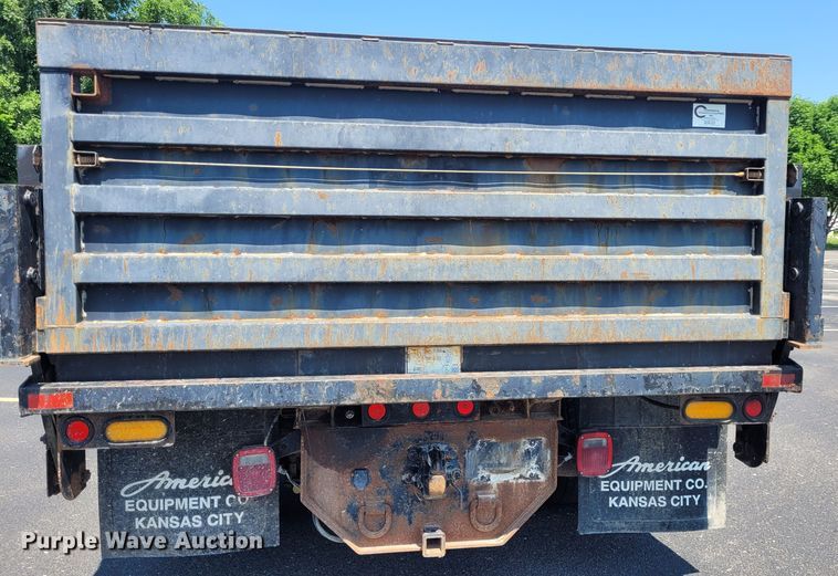 image for item DK1912 2001 Ford F450 Super Duty XL  dump flatbed truck