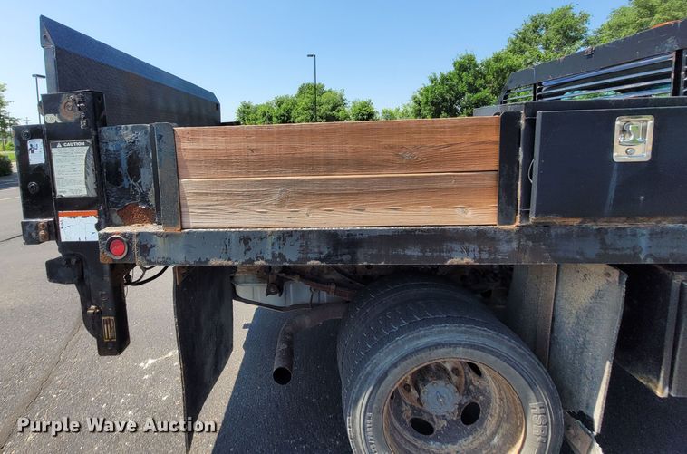 image for item DK1912 2001 Ford F450 Super Duty XL  dump flatbed truck